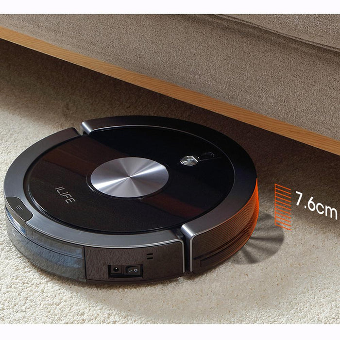 iLife Self-Charging Robot Vacuum Cleaner with WiFi Renewed with 3 Year Warranty