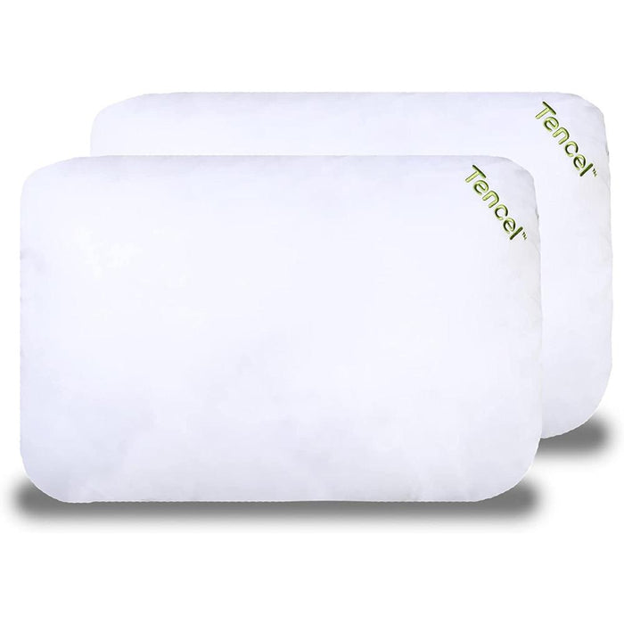 Cariloha Resort Bamboo-Viscose 4 Pcs Bed Sheet Set King Milk with 2 Pack Pillows