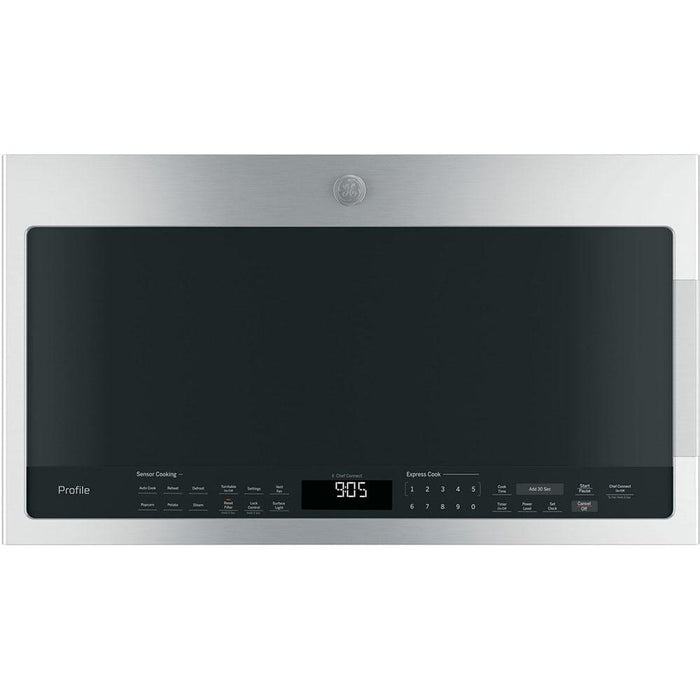 GE Profile 2.1 Cu. Ft. Over-the-Range Sensor Microwave Oven, Stainless Steel