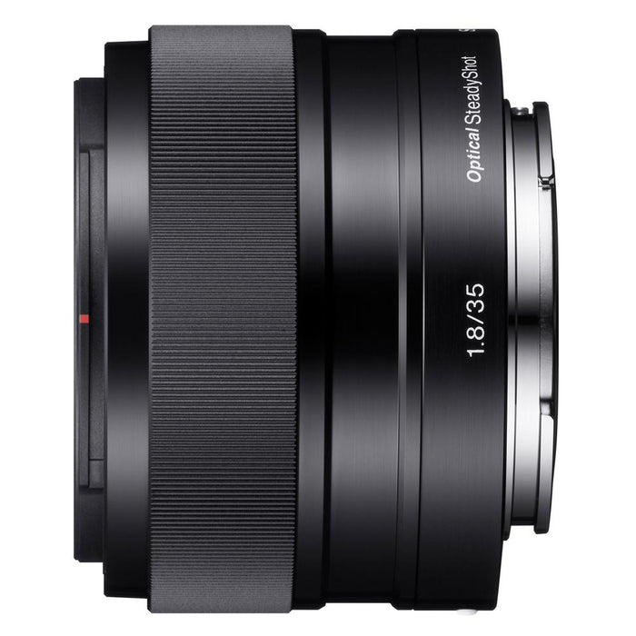 Sony SEL35F18 - 35mm f/1.8 Prime Fixed E-Mount Lens + 7 Year Protection Plan