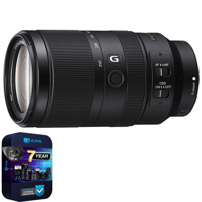 Sony E 70-350mm F4.5-6.3 G OSS Super-Telephoto Lens + 7 Year Protection Plan