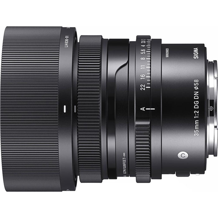 Sigma 35mm F2 Contemporary DG DN Lens for L-Mount Mirrorless Cameras 347969 - Open Box