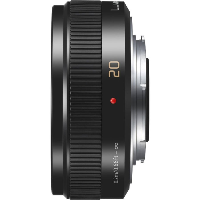 Panasonic LUMIX H-H020AK G 20mm / F1.7 II ASPH. Lens + 7 Year Protection Pack