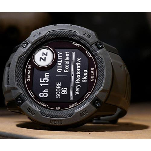 Garmin Instinct 2X Solar Rugged GPS Smartwatch, Graphite
