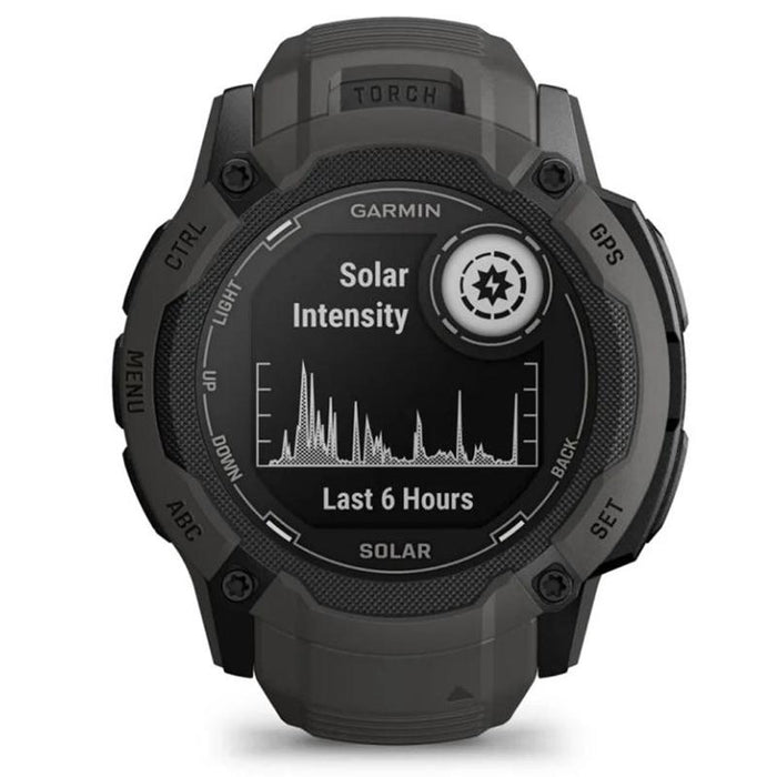 Garmin Instinct 2X Solar Rugged GPS Smartwatch, Graphite