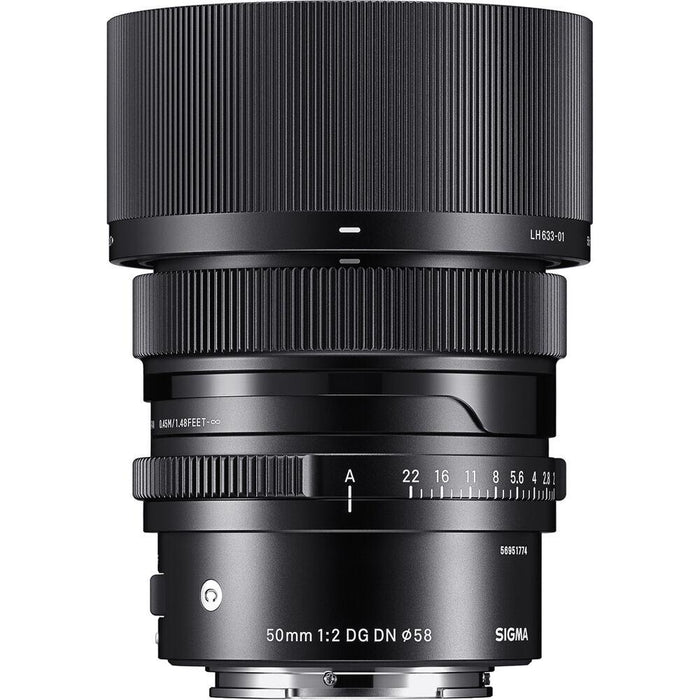 Sigma 50mm f/2 DG DN Contemporary Full-Frame Lens (Sony E)
