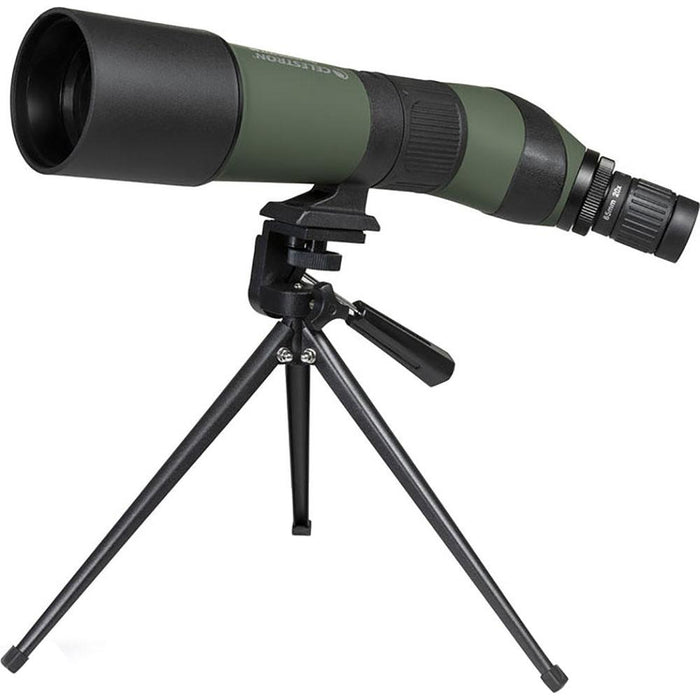 Celestron LandScout 20-60X65MM Angled Zoom Spotting Scope w/ Smartphone Adapter and Tripod