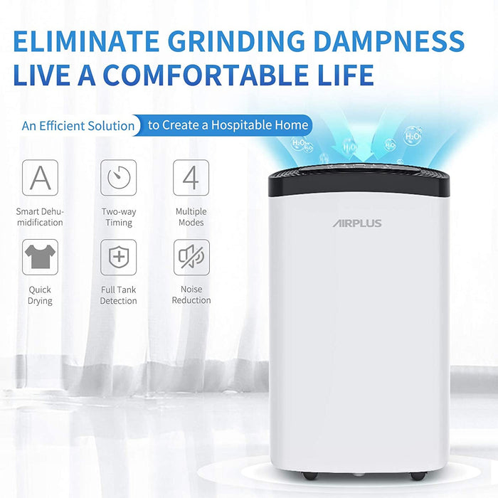 Airplus 1,500 Sq. Ft 30 Pints Dehumidifier with Drain Hose (Refurbished)