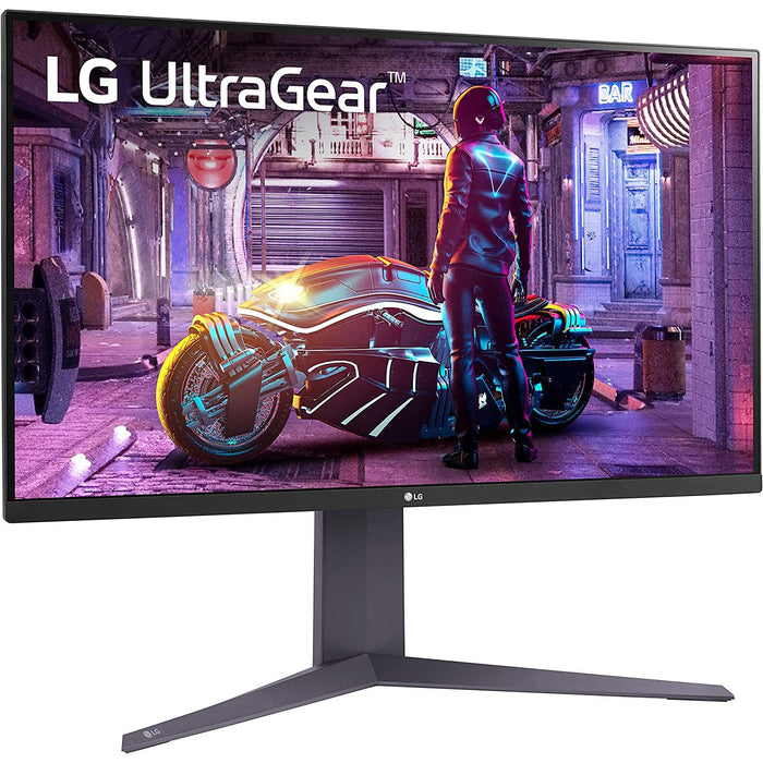 LG 32" UltraGear UHD 4K 1ms 144Hz HDR 10 Gaming Monitor with HDMI 2.1 (32GQ750-B)