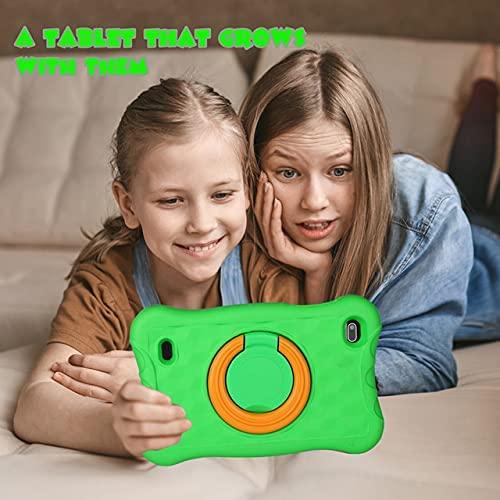 Contixo 7" Kids Tablet, 2GB/32GB, Dual Cameras with Digital Stylus Pen, Green - Open Box