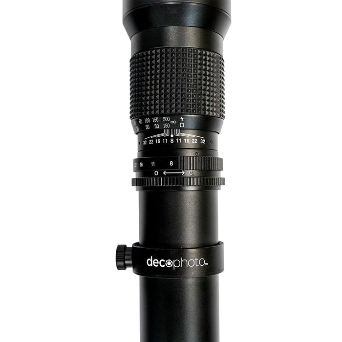 Deco Photo Universal 500mm Preset Telephoto Lens for T-Mount - Open Box