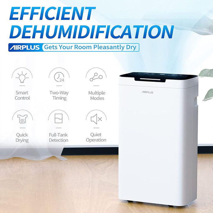 Airplus 30 Pints 2,000 Sq. Ft Dehumidifier for Home Renewed + 2 Year Warranty