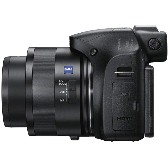 Sony DSC-HX400V/B 50x Optiical Zoom 4K Stills Digital Camera 32GB Kit
