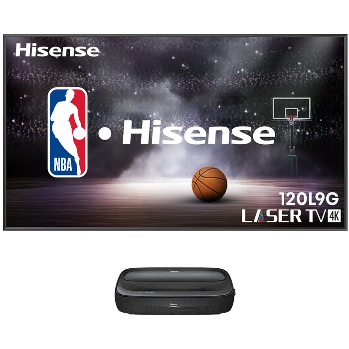 Hisense 120 TriChroma Laser 4K TV Projector with 120" ALR Screen (120L9G-CINE120A)