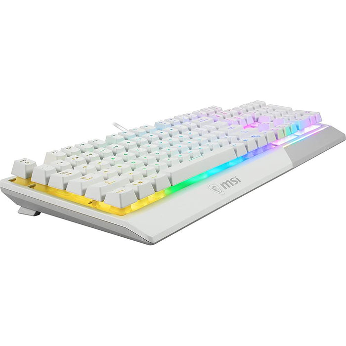 MSI Vigor GK30 Mechanical Gaming Keyboard in White - VigorGK30W