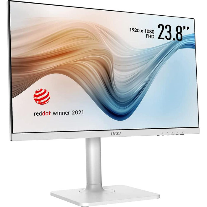 MSI 24" Business and Productivity Monitor in White - ModernMD241PW