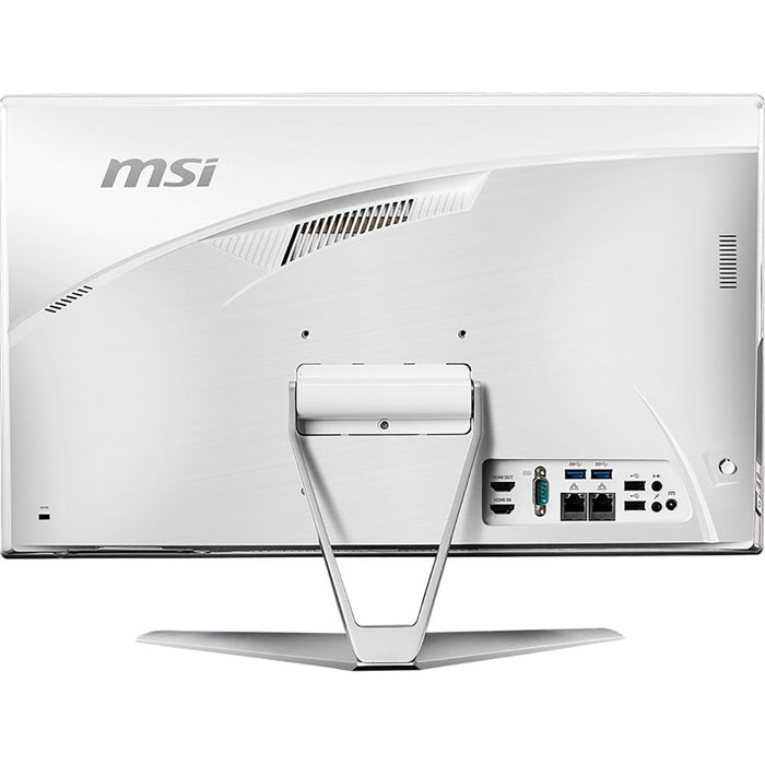 MSI PRO 22XT 10M-484US 21.5" FHD All-In-One PC in White - PR22XT10M484