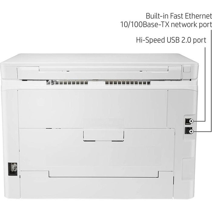 Hewlett Packard Color LaserJet Pro MFP M182nw Wireless All-in-One Laser Printer (7KW55A)
