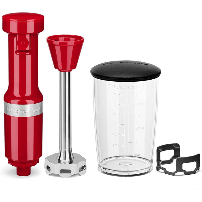 KitchenAid Variable Speed Corded Hand Blender, Passion Red (K51566-PRD)