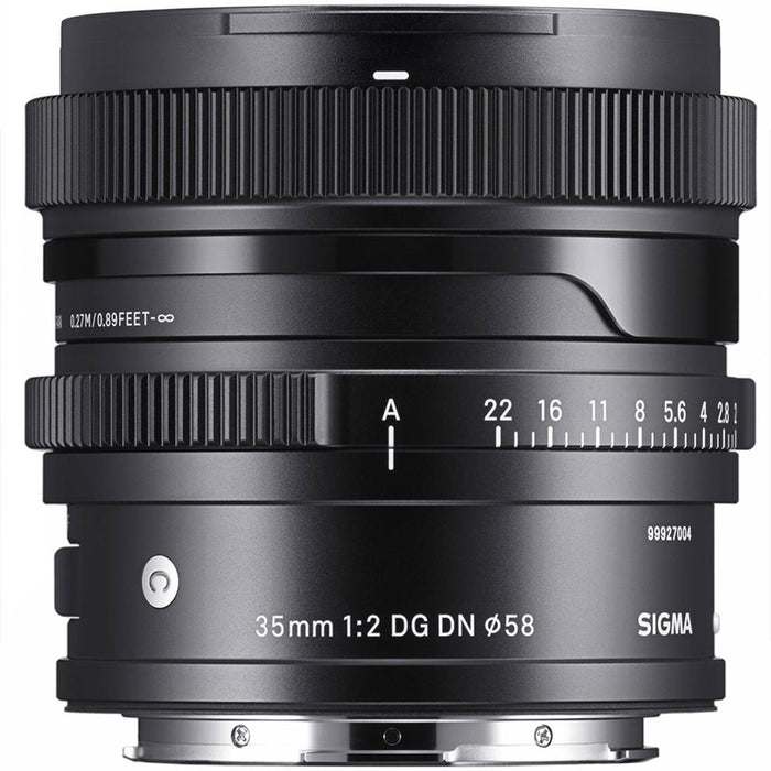 Sigma 353965 35mm F2 Contemporary DG DN Lens for Sony E Mount w/ 7 Year Warranty