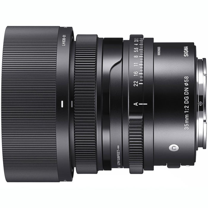 Sigma 353965 35mm F2 Contemporary DG DN Lens for Sony E Mount w/ 7 Year Warranty