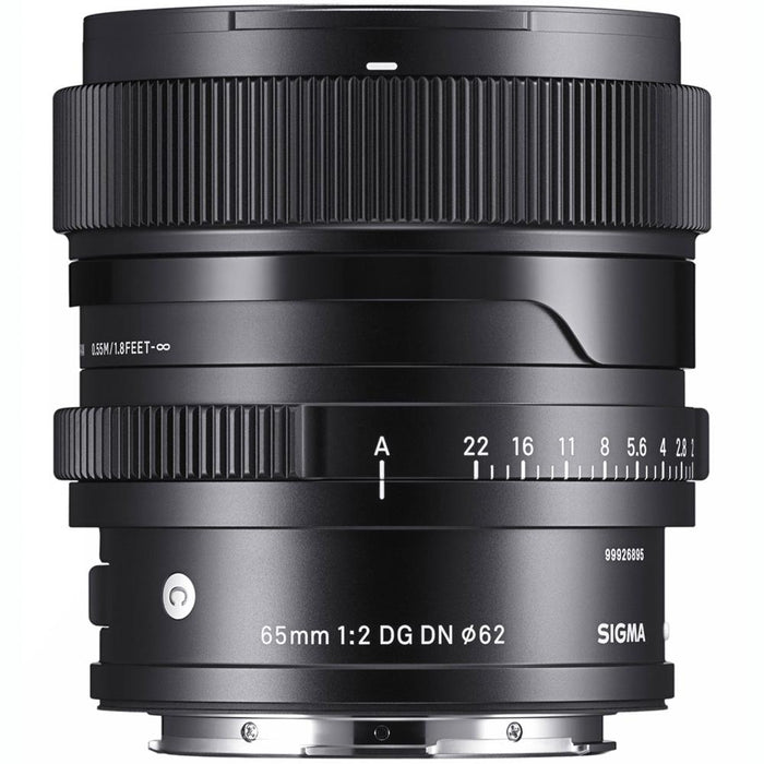 Sigma 353965 65mm F2 Contemporary DG DN Lens for Sony E Mount w/ 7 Year Warranty