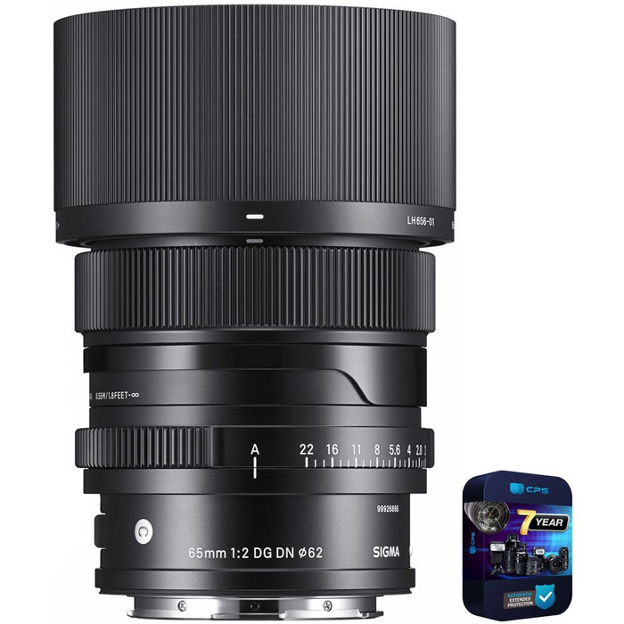 Sigma 353969 65mm F2 Contemporary DG DN Lens for L-Mount w/ 7 Year Warranty