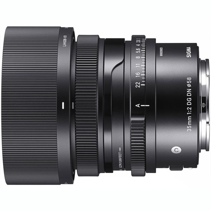 Sigma 347969 35mm F2 Contemporary DG DN Lens for L-Mount w/ 7 Year Warranty