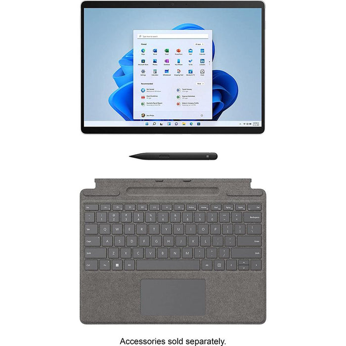 Microsoft Surface Pro X 13" Touch Tablet SQ1 8GB/128GB Renewed + 2 Year Warranty