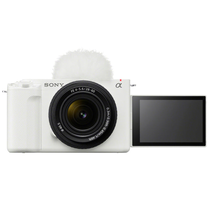 Sony ZV-E1 Full Frame Mirrorless Vlog Camera White + 28-60mm Lens +Accessories Bundle
