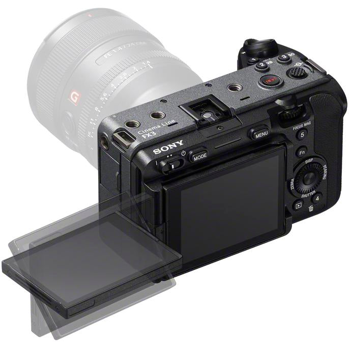 Sony Alpha FX3 Cinema Line 4K Full Frame Camera Body with XLR Handle Unit - ILME-FX3