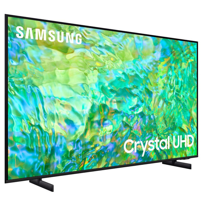 Samsung 55" Crystal UHD 4K Smart TV w/ Deco Home 60W Soundbar Bundle (2023 Model)