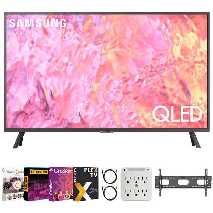 Samsung QN55Q60CA 55" QLED 4K Smart TV with Movies Streaming Pack (2023 Model)