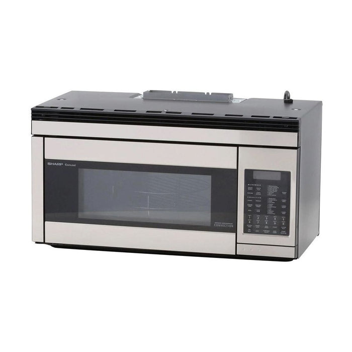 Sharp 1.1 cu. ft. 850W Over-the-Range Convection Microwave Oven, Stainless Steel