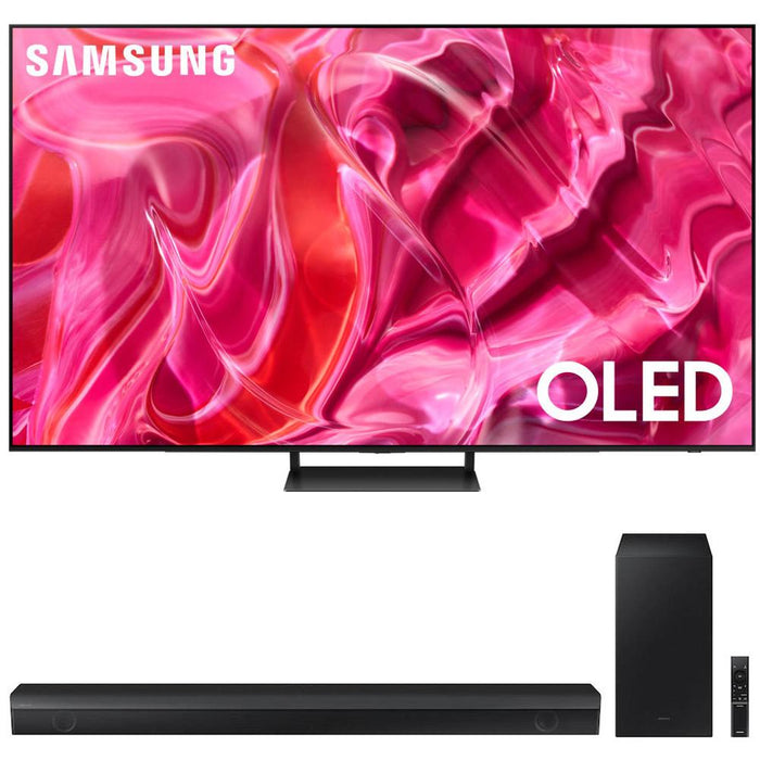 Samsung QN55S90CA 55" OLED 4K Smart TV w/ HW-B650 3.1ch Soundbar (2023 Model)