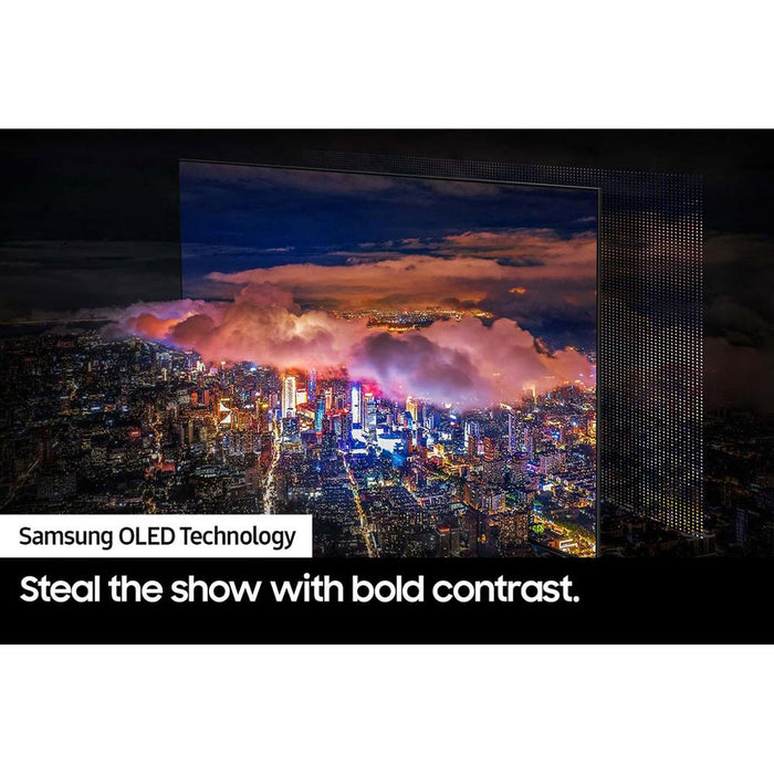 Samsung QN65S90CA 65 Inch OLED 4K Smart TV w/ HW-B650 3.1ch Soundbar (2023 Model)