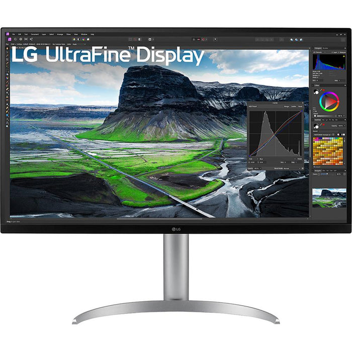 LG 32UQ85R-W 32" UltraFine UHD 4K Nano IPS Monitor with ATW VESA DisplayHDR 400