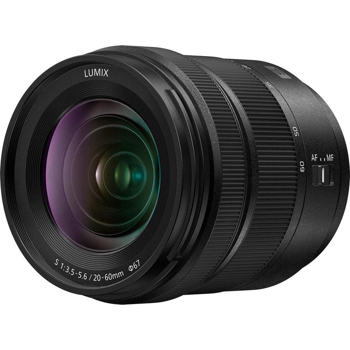 Panasonic LUMIX S 20-60mm f/3.5-5.6 Lens For L-Mount Mirrorless Full Frame Cameras S-R2060