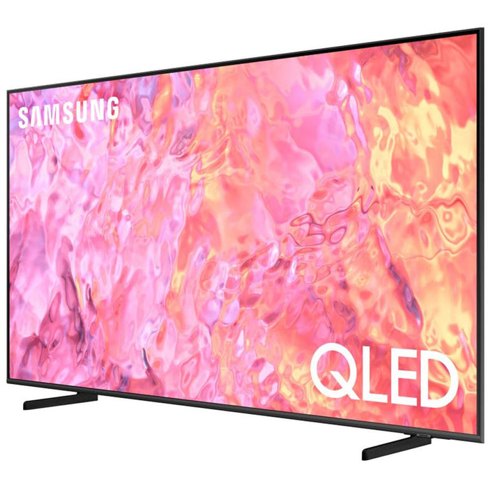 Samsung 55" QLED 4K Smart TV with Deco Gear Home Theater Bundle (2023 Model)