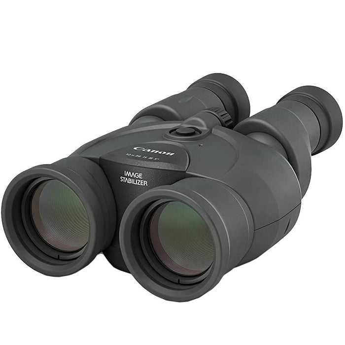 Canon 9526B002 12 x 36 IS III Binoculars + Deco Gear Tactical Kit