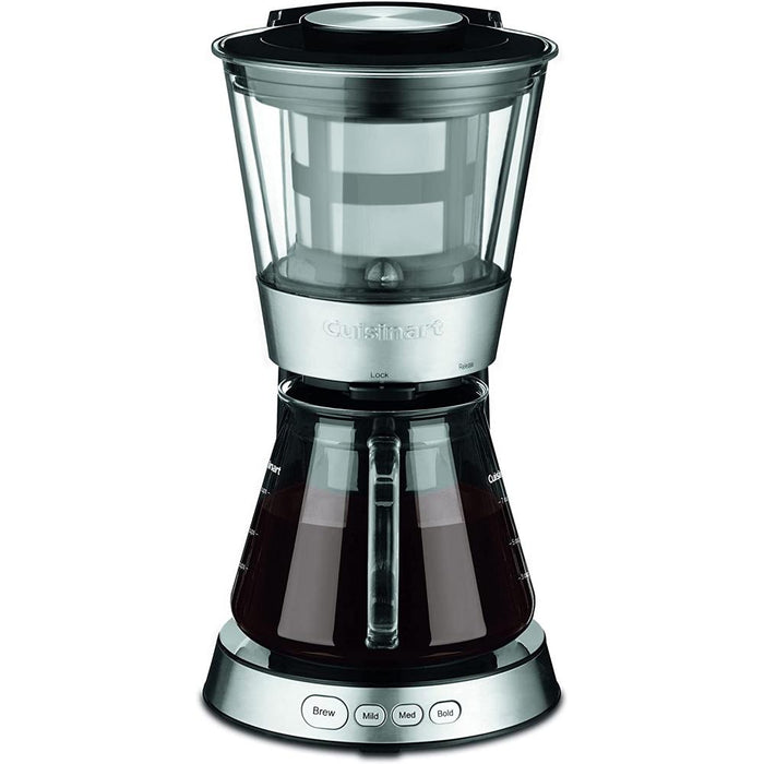 Cuisinart Automatic Cold Brew Coffeemaker w/ Glass Carafe Refurb+3 Year Warranty