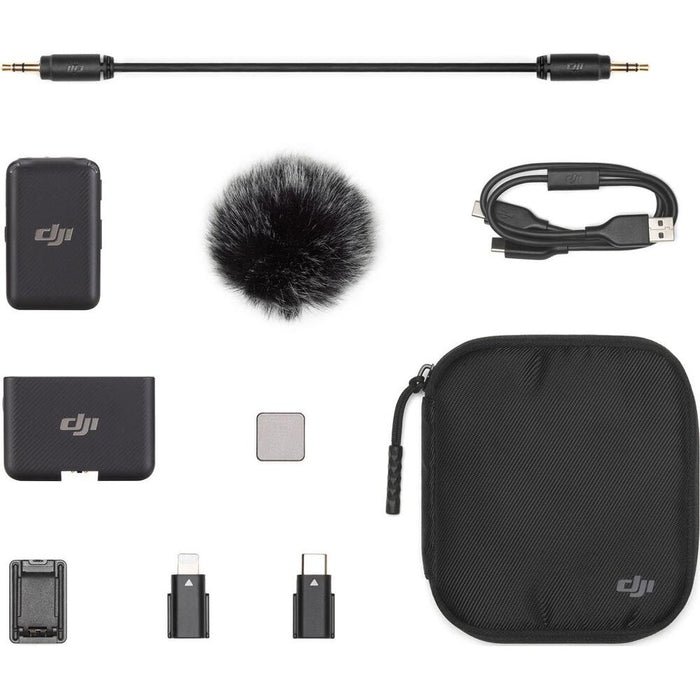 DJI Mic Compact Digital Wireless Microphone System/Recorder - Open Box