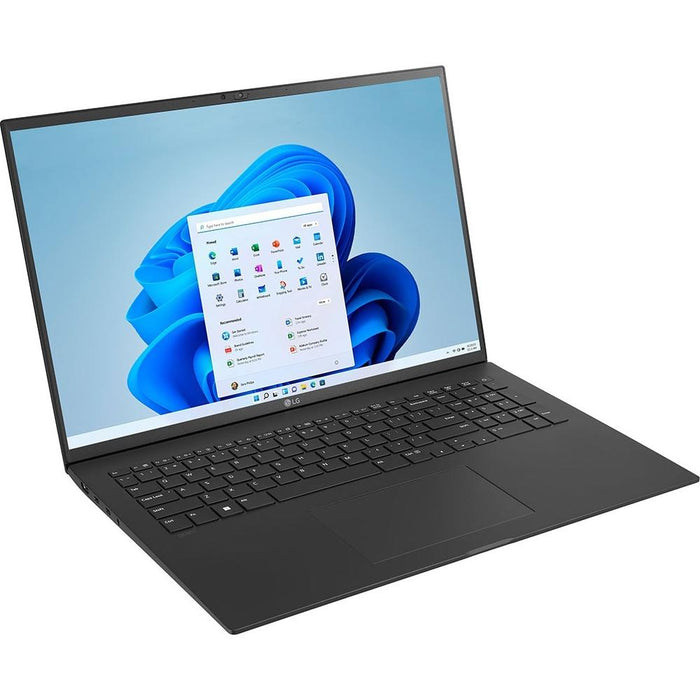 LG gram 17Z90Q 17" Lightweight Laptop, Intel i7-1260P, 16GB RAM/1TB SSD, Black