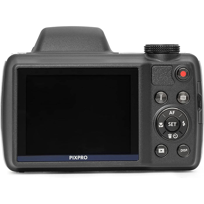 Kodak PIXPRO AZ528 16.4 Megapixel Compact Camera + Bag + Lexar 32GB Memory Card