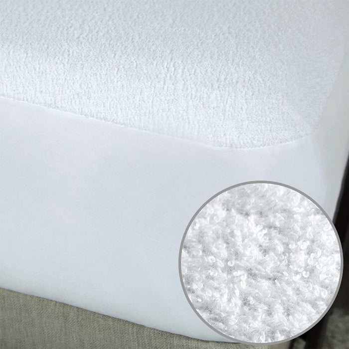 Protect-A-Bed Premium Cotton Terry Cloth Waterproof Mattress Protector, Queen - P0135