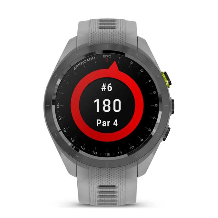 Garmin Approach S70 42 mm Premium GPS Golf Watch, Powder Grey Band (010-02746-01)