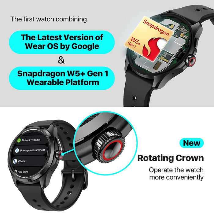 TicWatch Pro 5 Android Smartwatch with GPS, NFC, Mic, Speaker