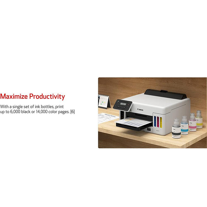 Canon MAXIFY GX5020 Wireless MegaTank Small Office Printer