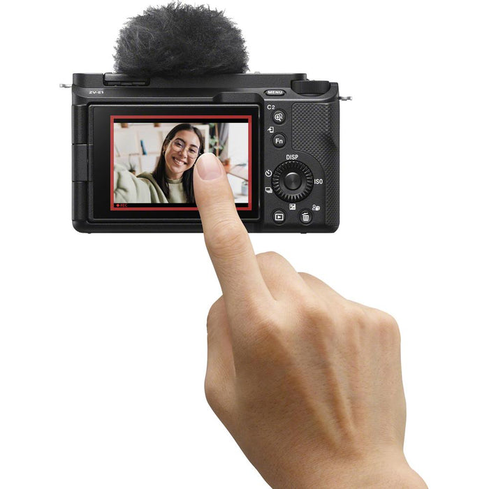 Sony Alpha ZV-E1 Full-frame Interchangeable Lens Mirrorless Vlog Camera (Body -Black)