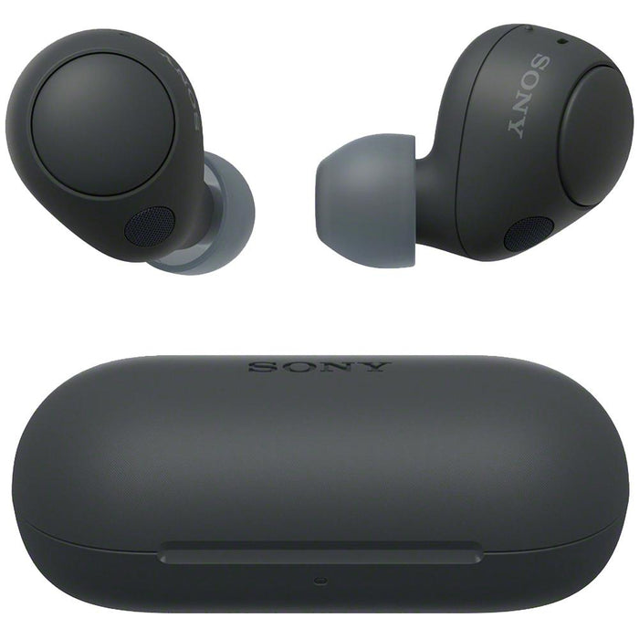 Sony WF-C700N Truly Wireless In-Ear Headphones, Black w/ 3 Year Warranty Bundle